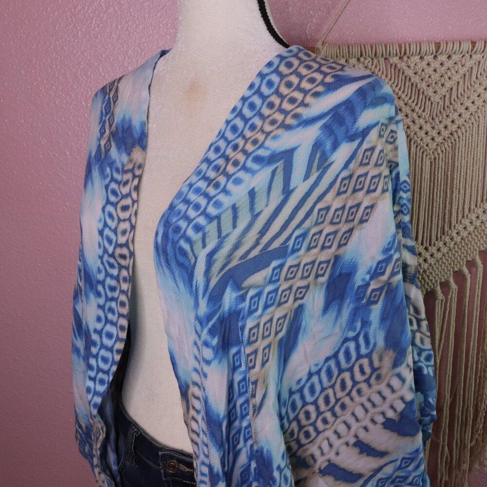 Chicos | Cocoon Kimono Cardigan Sweater Medium - Picture 3 of 7